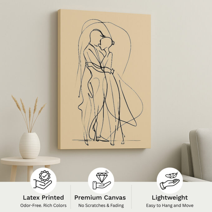 Tender Vows Canvas Wall Art - Image 4