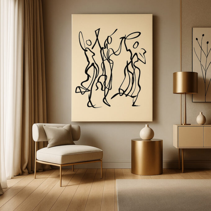 Joyful Rhythm Canvas Wall Art - Image 2