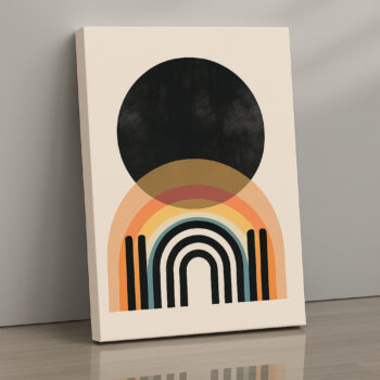 Midnight Eclipse Canvas Wall Art