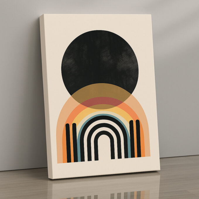 Midnight Eclipse Canvas Wall Art