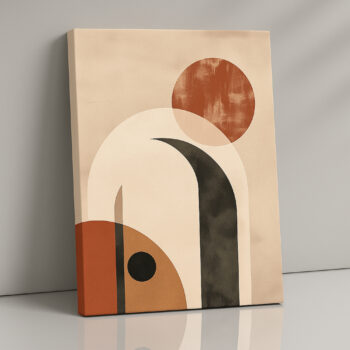 Terracotta Arches Canvas Wall Art