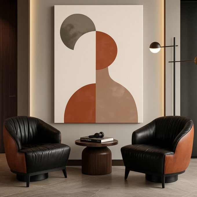 Balanced Horizon Canvas Wall Art - Image 2