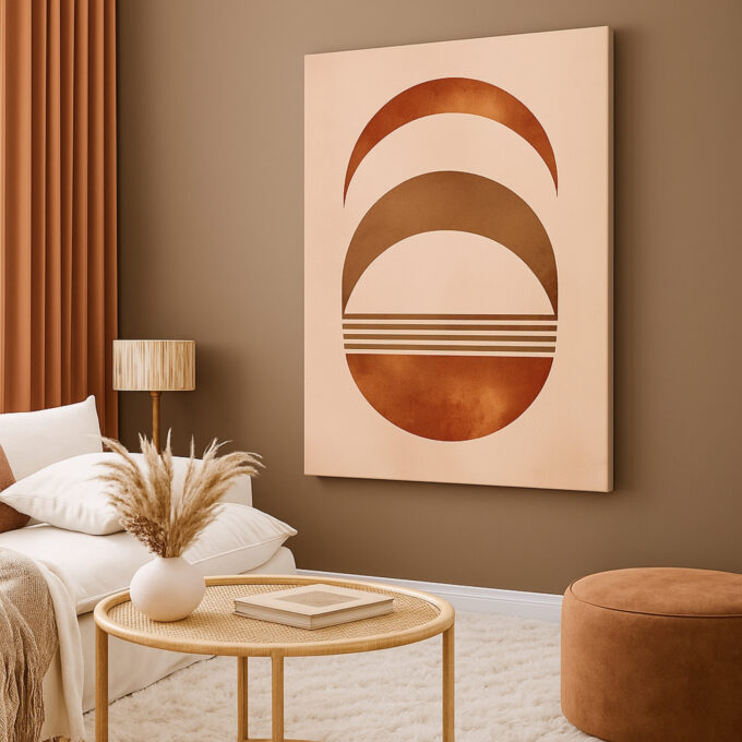 Sunset Layers Canvas Wall Art - Image 3