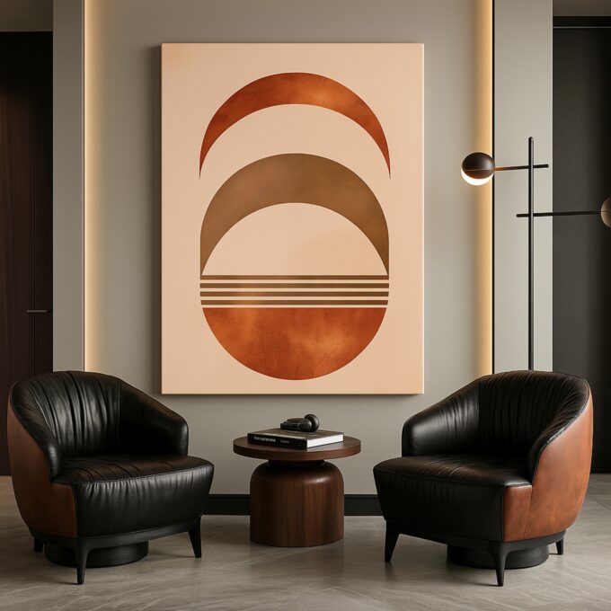 Sunset Layers Canvas Wall Art - Image 2