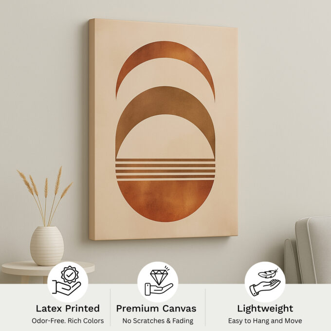 Sunset Layers Canvas Wall Art - Image 4