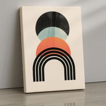 Faded Moondust Canvas Wall Art
