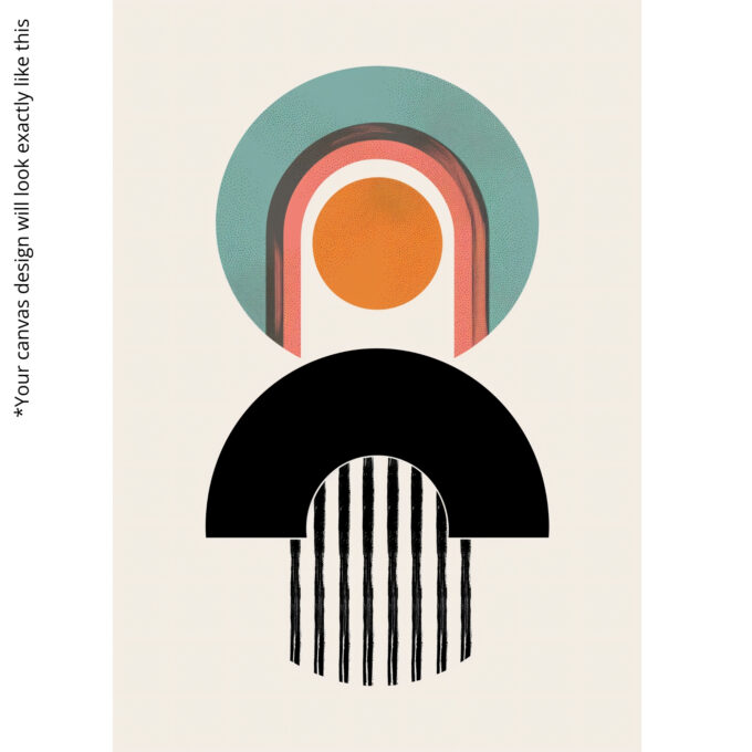 Retro Spectrum Canvas Wall Art - Image 5