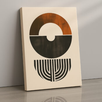 Split Horizon Canvas Wall Art