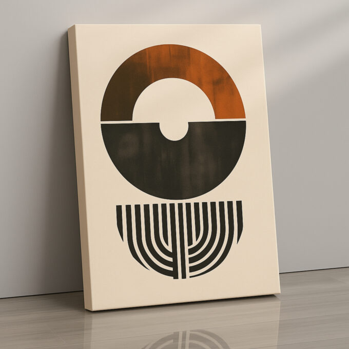 Split Horizon Canvas Wall Art