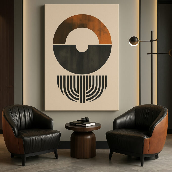Split Horizon Canvas Wall Art - Image 2