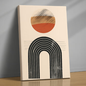 Painted Sunset Canvas Wall Art