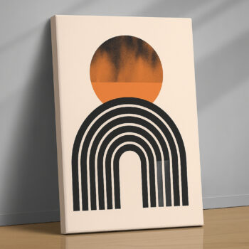 Burnt Skyline Canvas Wall Art