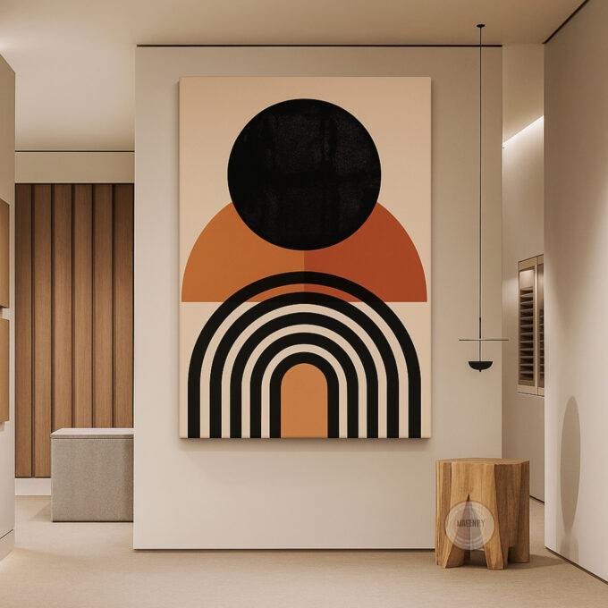 Ember Balance Canvas Wall Art - Image 3