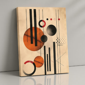 Geometric Cosmos Canvas Wall Art