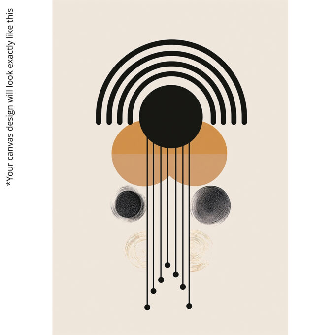 Golden Alignment Canvas Wall Art - Image 5