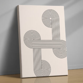 Infinity Loops Canvas Wall Art