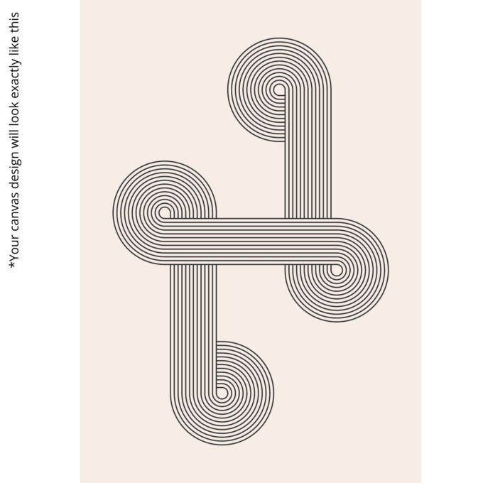 Infinity Loops Canvas Wall Art - Image 5