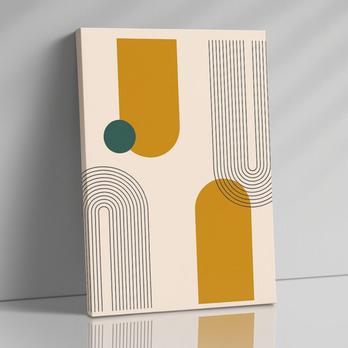 Modern Monolith Canvas Wall Art