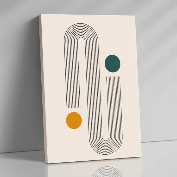 Dual Flow Canvas Wall Art