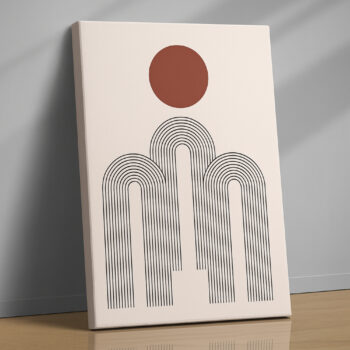 Rising Arches Canvas Wall Art