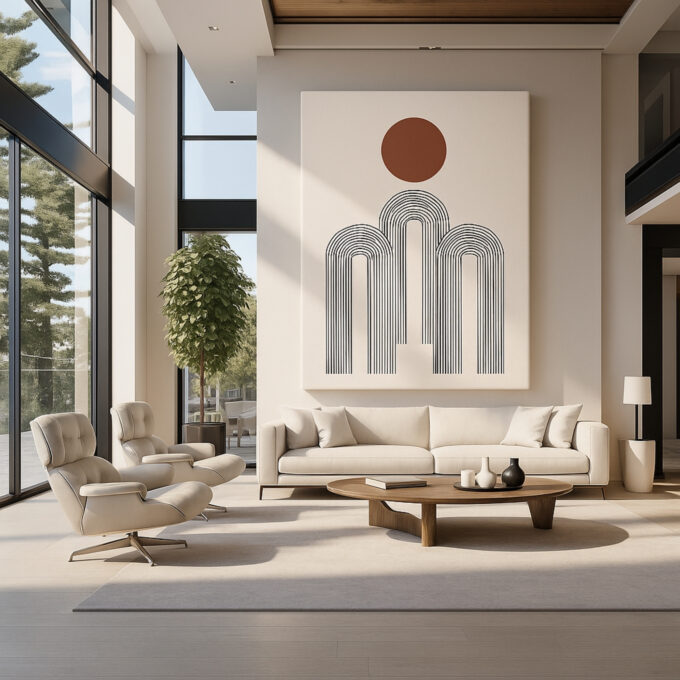 Rising Arches Canvas Wall Art - Image 2