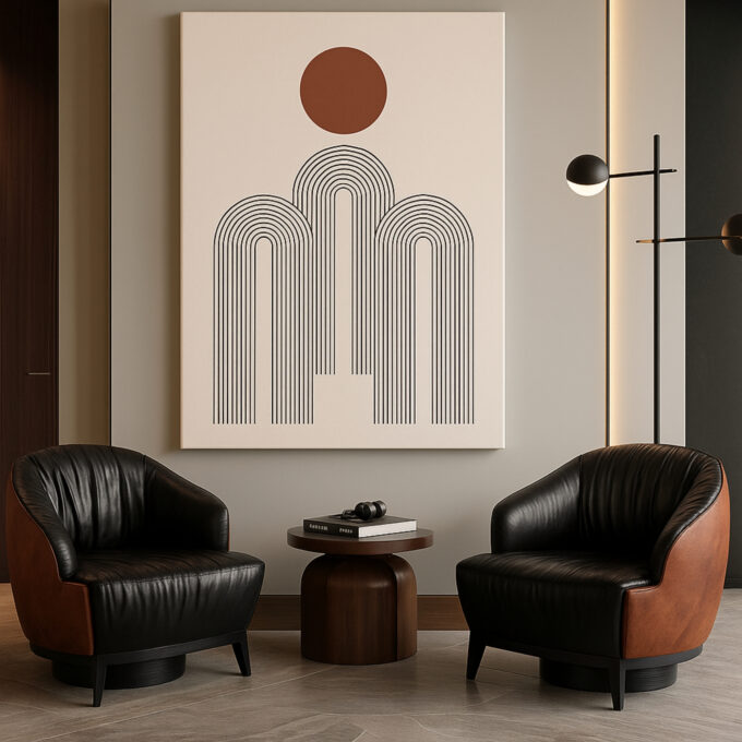 Rising Arches Canvas Wall Art - Image 3