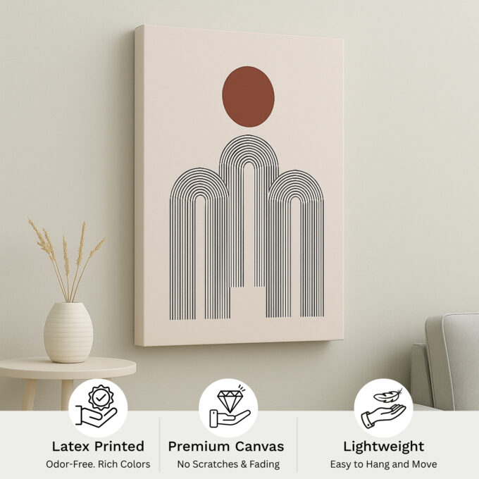 Rising Arches Canvas Wall Art - Image 4