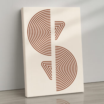 Split Harmony Canvas Wall Art