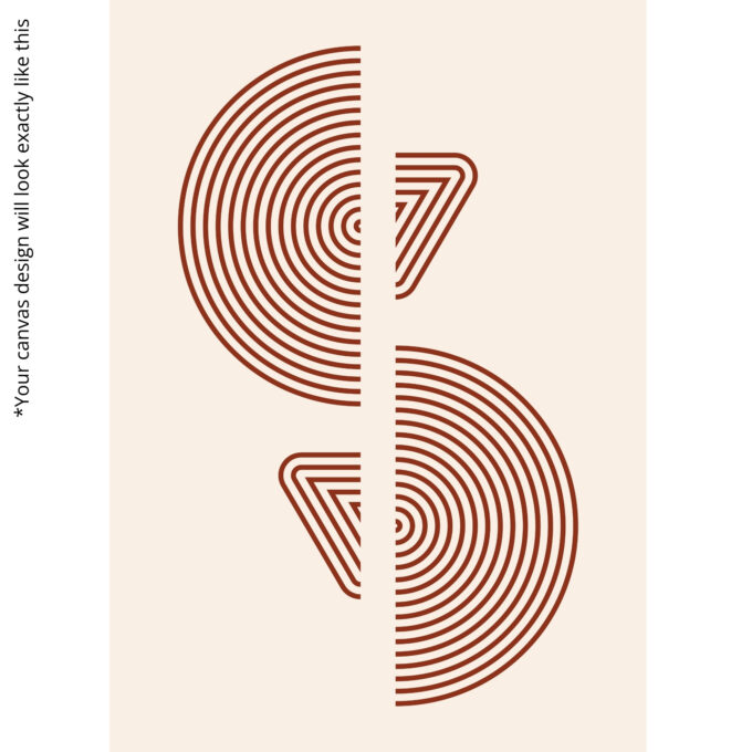Split Harmony Canvas Wall Art - Image 5