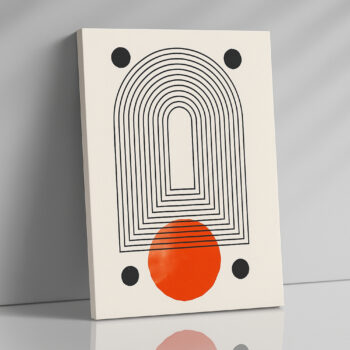 Crimson Gateway Canvas Wall Art