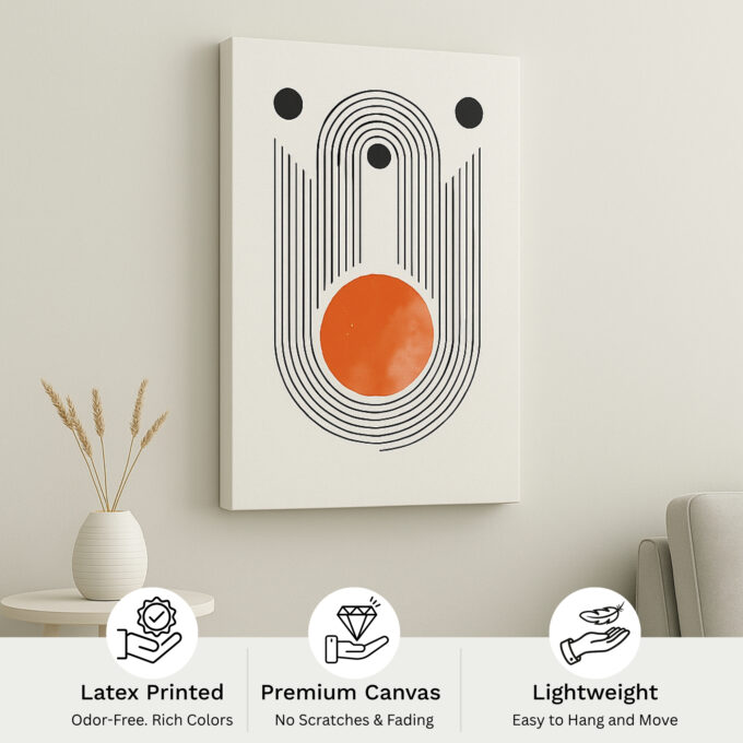 Orbital Pathways Canvas Wall Art - Image 4