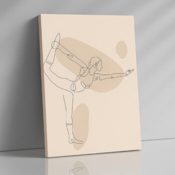 Poised Balance Canvas Wall Art