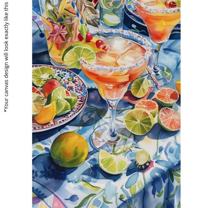Citrus Fiesta – Vibrant Fruit Pop Canvas Wall Art - Image 4