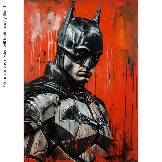 Armored Vigilance – Movies & Anime Canvas Wall Art - Image 5