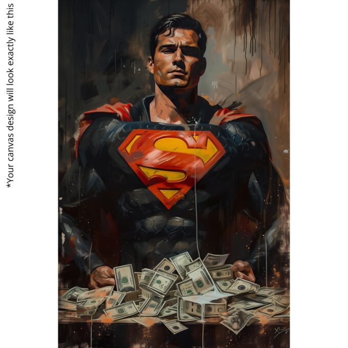 Kryptonian Fortune – Movies & Anime Canvas Wall Art - Image 5