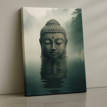 Canvas Print – Tranquil Buddha inspires inner peace and clarity. Premium stretched canvas, fade-resistant inks, ready to hang.
