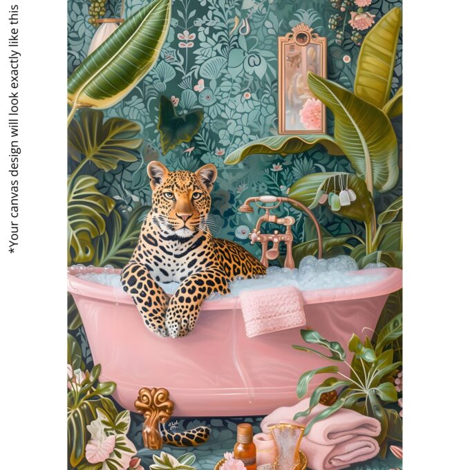 Jungle Royalty – Luxurious Leopard Canvas Wall Art - Image 5