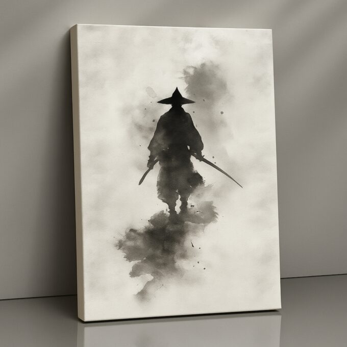 Inkblade Wanderer Canvas Wall Art