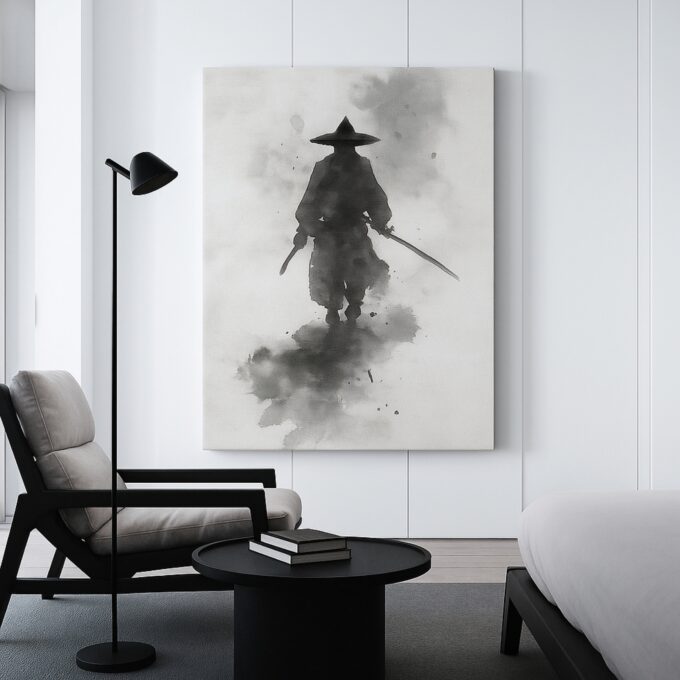Inkblade Wanderer Canvas Wall Art - Image 2