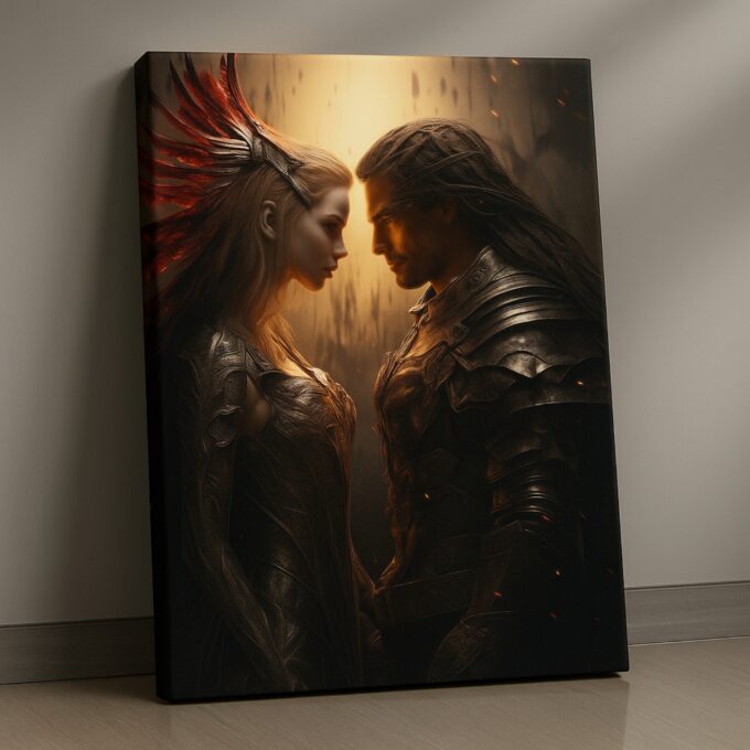 Eternal Rivals Canvas Wall Art
