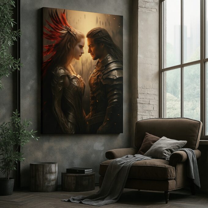 Eternal Rivals Canvas Wall Art - Image 2
