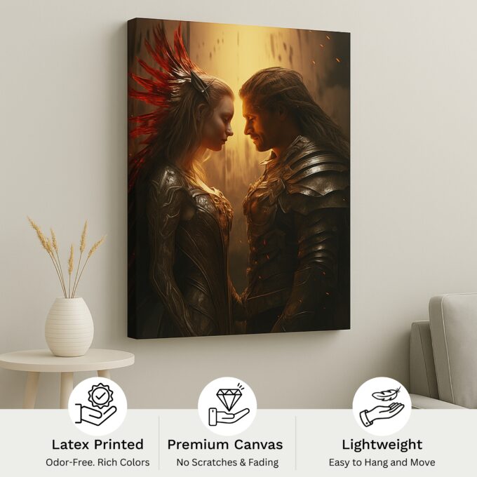 Eternal Rivals Canvas Wall Art - Image 4
