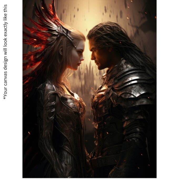 Eternal Rivals Canvas Wall Art - Image 5