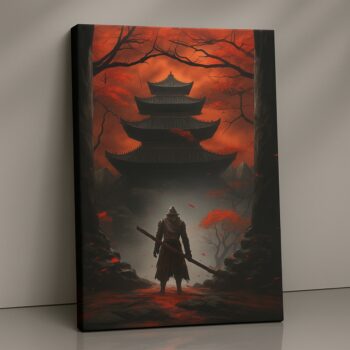 Temple of Ash Canvas Wall Art
