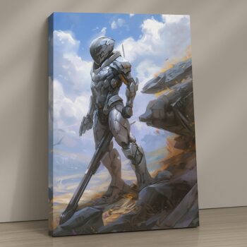 Steel Horizon Canvas Wall Art