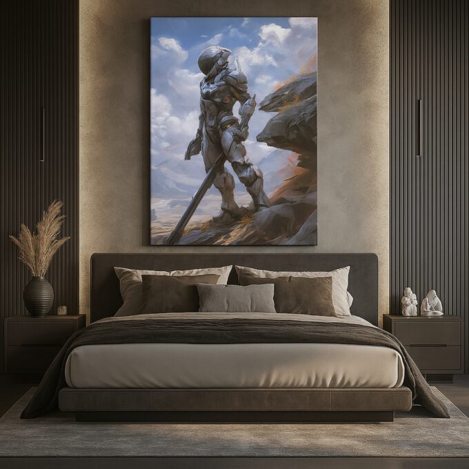Steel Horizon Canvas Wall Art - Image 3