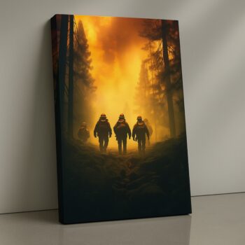 Ember Watch Canvas Wall Art