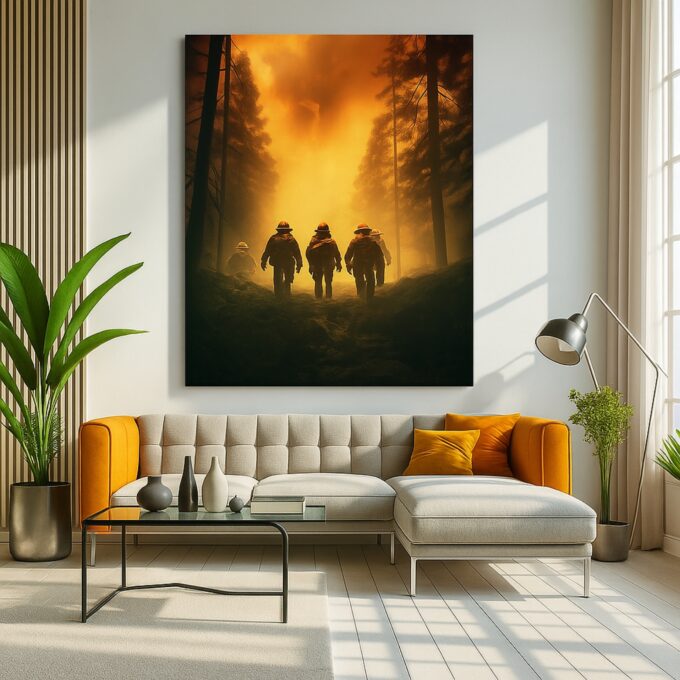 Ember Watch Canvas Wall Art - Image 2