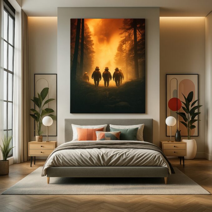 Ember Watch Canvas Wall Art - Image 3