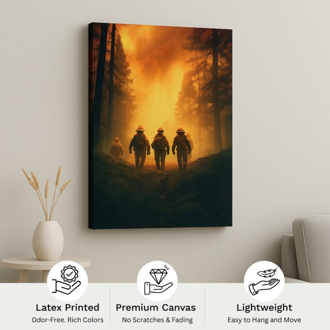 Ember Watch Canvas Wall Art - Image 4